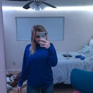 blue long sleeve